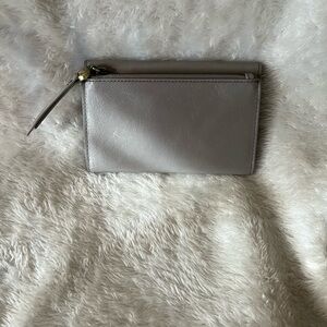 HOBO MIGHT Grey Leather Wallet
